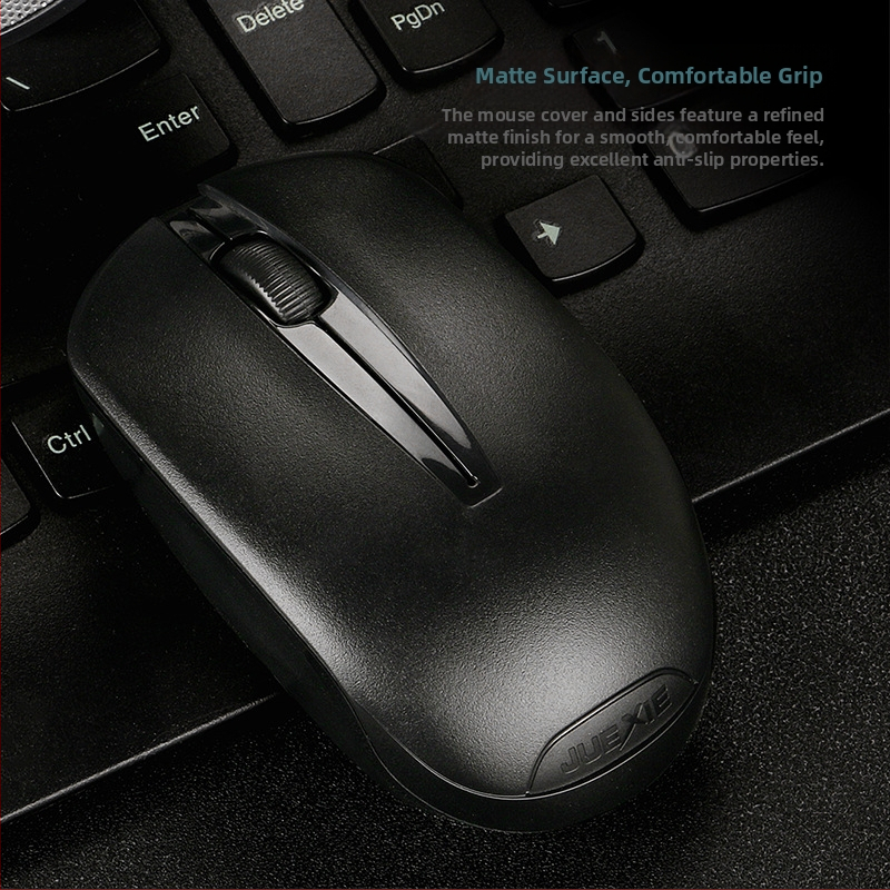 Biroja bezvadu pele A911, trīs pogas, 2.4G, 1600 DPI, ergonomisks dizains