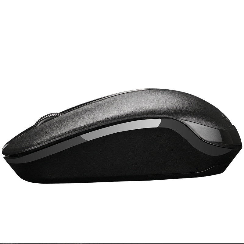 Mouse de birou wireless A911, trei butoane, 2.4G, 1600 DPI, design ergonomic