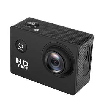 Cameră de acțiune impermeabilă pentru scufundări și ciclism outdoor, înregistrare HD, ecran LCD 2,0, stocare pe card TF, autonomie baterie 1 oră