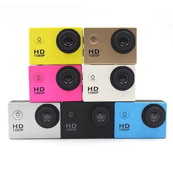 Cameră de acțiune impermeabilă pentru scufundări și ciclism outdoor, înregistrare HD, ecran LCD 2,0, stocare pe card TF, autonomie baterie 1 oră