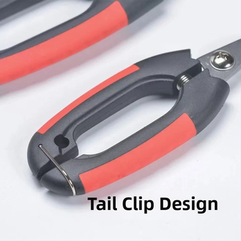 2 viename: naminių gyvūnėlių nagų žirklės ir šlifuoklis su failu profesionaliai priežiūrai