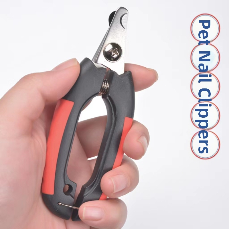 2 viename: naminių gyvūnėlių nagų žirklės ir šlifuoklis su failu profesionaliai priežiūrai