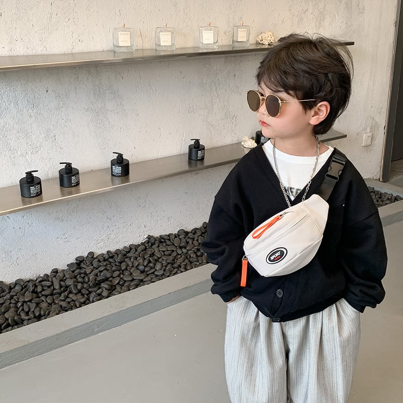 Dječja crossbody torba, lagana, mini od Oxford tkanine, uzorak s slovima, prozračna, protiv krađe, smanjenje opterećenja, pogodna za učenike osnovne škole