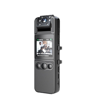 Nosiva kamera s klipom na leđima – 4K HD, Wi‑Fi, infracrveno noćno snimanje, 1,3 inčni LCD zaslon, TF kartica za pohranu