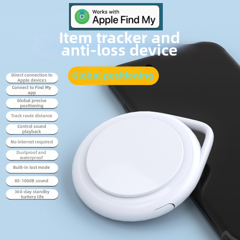 Anti-Loss Locator Find My ühilduvus, kaugjälgimine, äärmiselt õhuke disain, aku tööiga 9–12 kuud