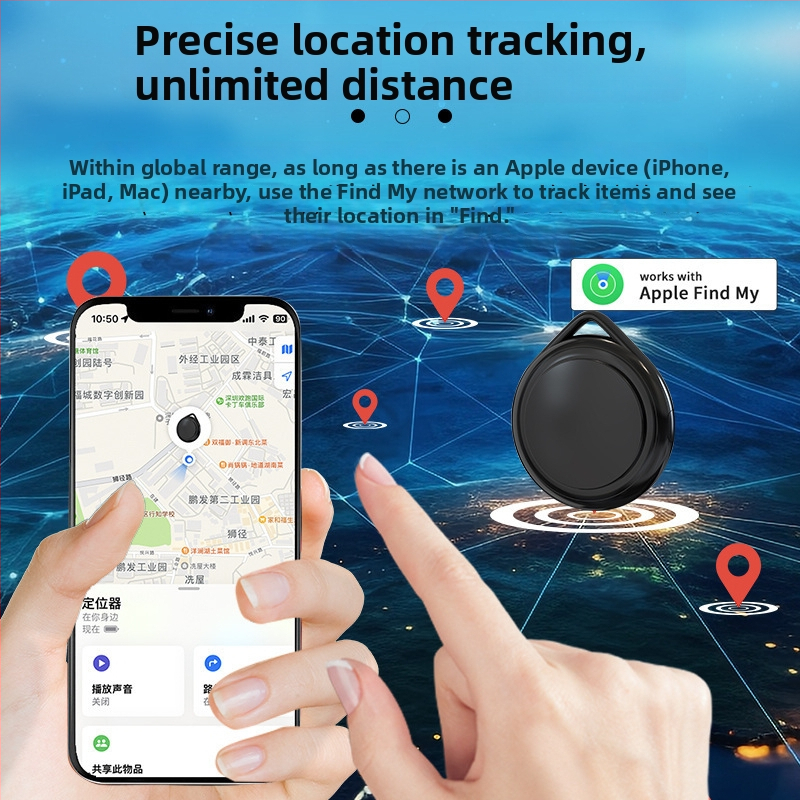 Anti-Loss Locator Find My ühilduvus, kaugjälgimine, äärmiselt õhuke disain, aku tööiga 9–12 kuud