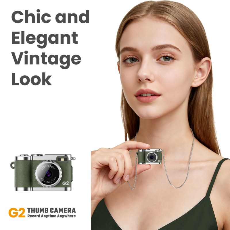 Μίνι ψηφιακή κάμερα σε ρετρό στυλ, φορητή για φωτογραφίες και βίντεο, μοντέλο G2, αποθήκευση TF, οθόνη LCD 0.96'', σώμα ABS, διάρκεια μπαταρίας περίπου 2 ώρες, εύρος pixel 500
