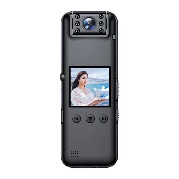 Aivalo A81 4K telo-nosený videorekordér s 1,3-palcovým LCD, TF kartou, nočné videnie, proti traseniu, zadný klip