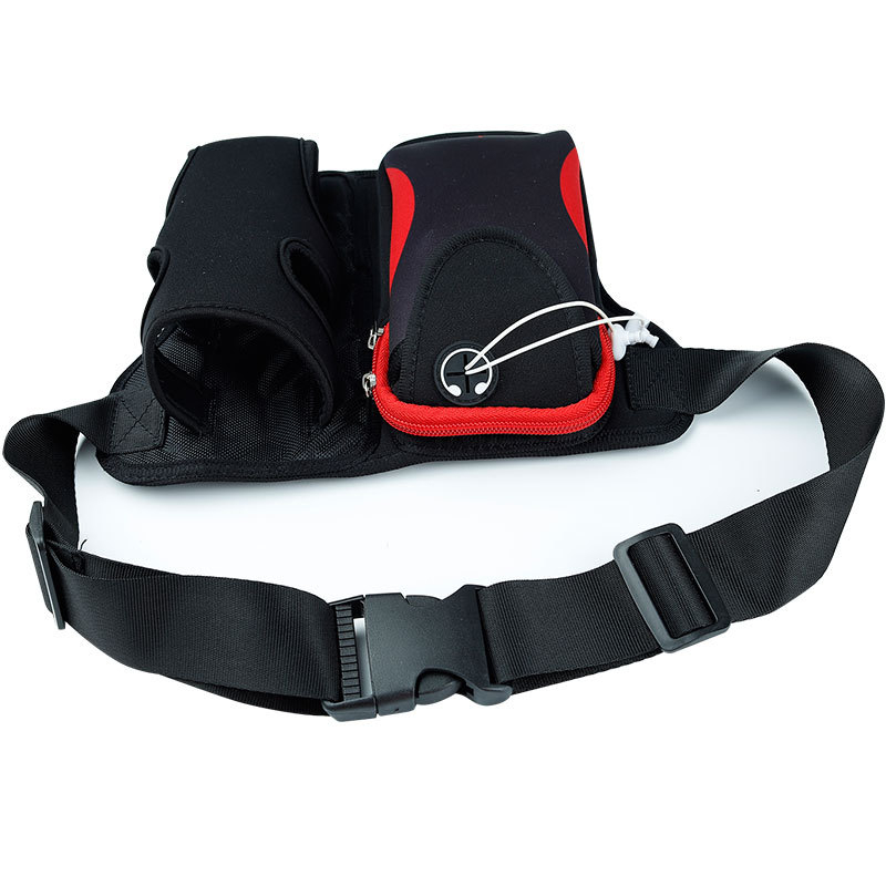 Torba za trčanje oko pojasa s pretincom za telefon, unisex, za vanjske sportove, materijal: diving cloth, podstava: poliester, proljeće 2025