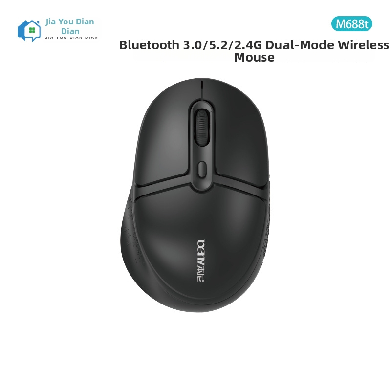 Bezdrôtová myš M688T – 3 tlačidlá, dvojrežim: 2.4G a Bluetooth, tichá prevádzka, Plug-and-Play
