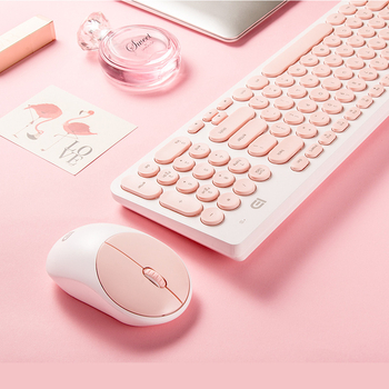 Bežični set tipkovnice i miša: 2.4G bežična veza, USB sučelja za tipkovnicu i miša, 1600 DPI, ergonomski dizajn, vodootporan