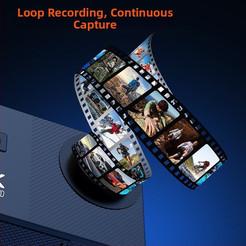 4K κάμερα δράσης με σταθεροποίηση εικόνας, αδιάβροχη, 18MP, μπαταρία 120 λεπτών, εξωτερικά αθλήματα