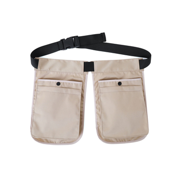 Sportska pojasna torba s više džepova, velik kapacitet, zatvarač, unisex, poliester