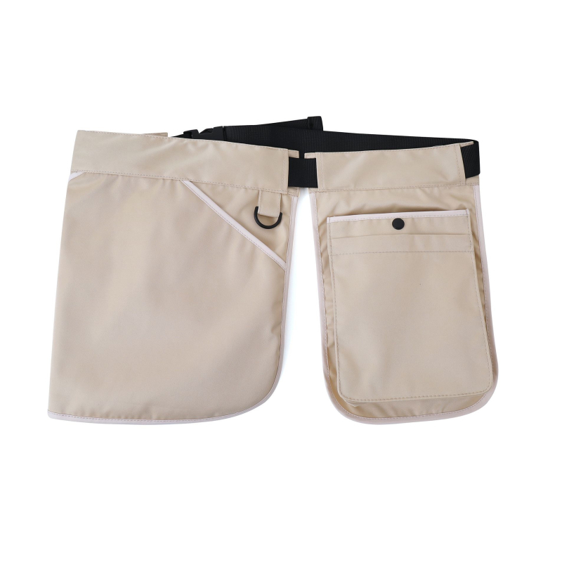 Sportska pojasna torba s više džepova, velik kapacitet, zatvarač, unisex, poliester