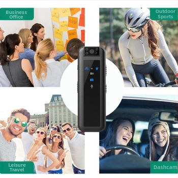 CS07 Držiteľná klips kamera, 1080p záznam, TF karta, ABS telo, približne 4 hodiny výdrže batérie