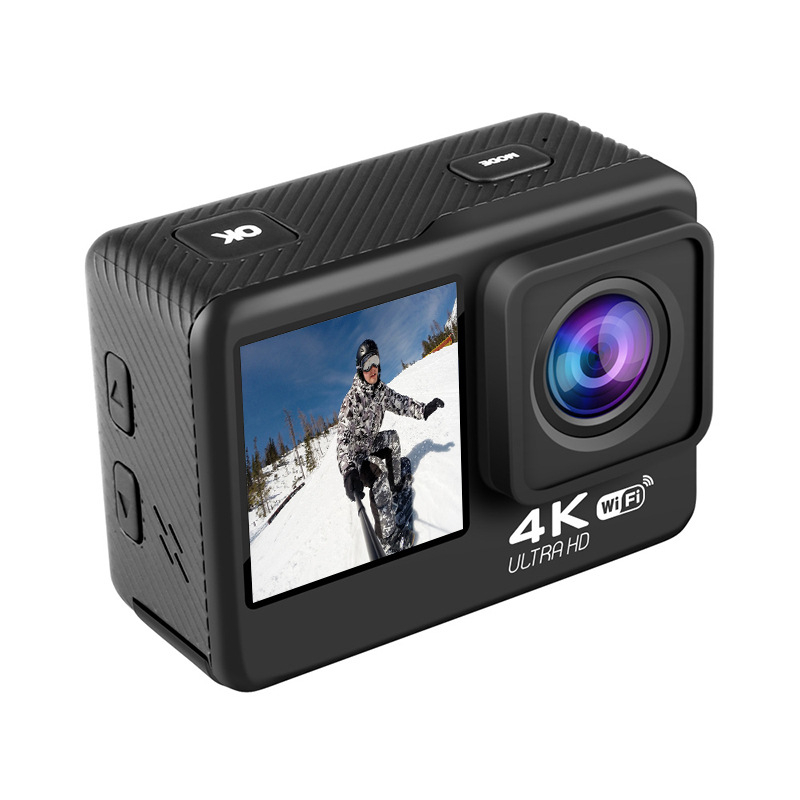 Fulijia F300AAT akcijska kamera s 2,0-inčnim LCD-om, 24 MP fotografije i video, memorijska kartica, ABS kućište, trajanje baterije 90 minuta