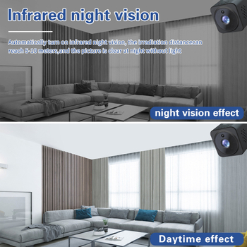 AS02 Cameră Wireless WiFi 1080P cu Viziune Nocturnă IR, Intercom audio bidirecțional, Stocare pe TF Card