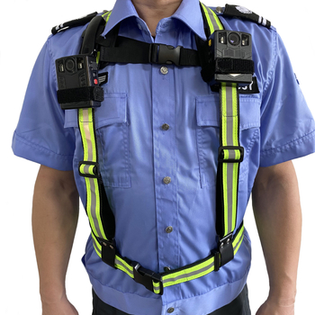 COOSOF B69gr-b Curea de umăr pentru cameră corp și walkie-talkie, senzor CMOS, funcție patru protecții