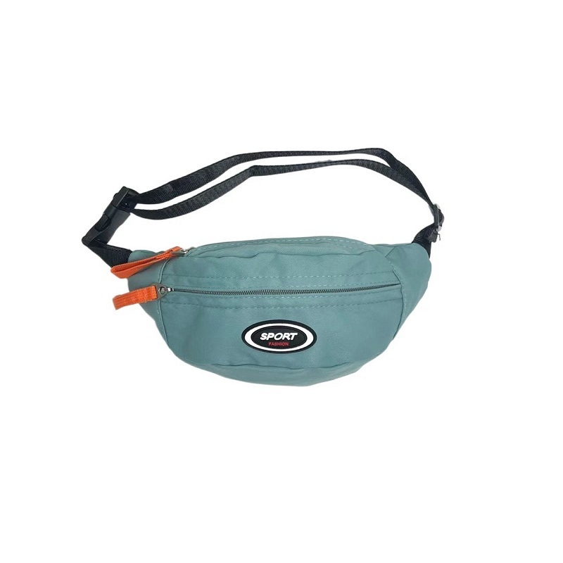 Dječja crossbody torba od najlona, unisex, jedna naramenica, jednofarbni uzorak, protiv krađe