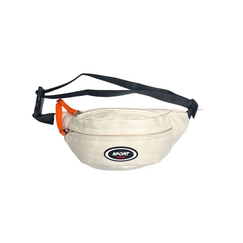 Dječja crossbody torba od najlona, unisex, jedna naramenica, jednofarbni uzorak, protiv krađe