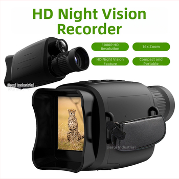 Infračervený nočný monoculus, prenosný digitálny ďalekohľad, 10 MP, batéria 2000 mAh