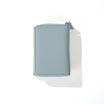 Novčanik za kovanice s lychee uzorkom, PU koža, integrirani držač kartica, unisex poslovni stil, proljeće 2025