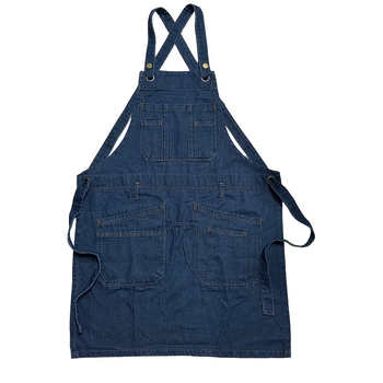 Prijuostė be rankovių – džininė, dėmių atspari, šiuolaikiškai minimalistinis stilius (be rankovių, džininė, dėmių atspari, šiuolaikiškai minimalistinis stilius)