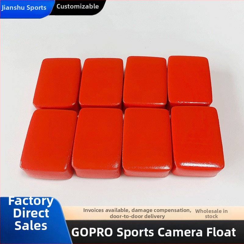 GoPro/DJI darbības kamerai plūdblokā – NBR putu kodols, blīvums 30 kg/m³, pārklāts ar putu, drukāšana pieejama