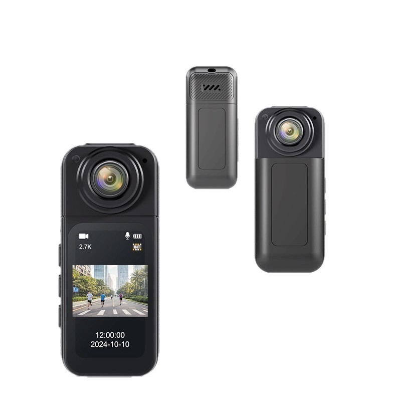 Cameră de acțiune S70: video 2K HD, obiectiv rotativ la 180°, versiune Wi-Fi, montaj magnetic, suport pentru card TF