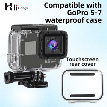 GoPro HERO7 veekindel korpus, Acrylic-PC koost, 60 m sügavus, puutetundlik ekraan, löögikindlus ja kukkumiskindlus