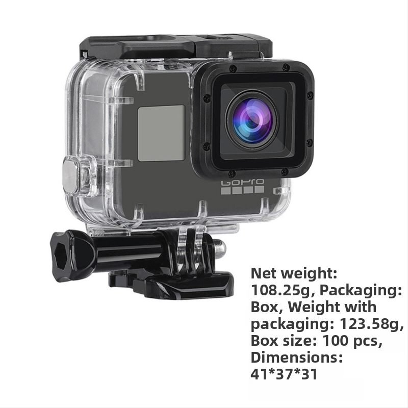 GoPro HERO7 ūdensizturīgs korpuss, Acrylic-PC materiāls, 60 m dziļums, skārienekrāna vadība, noturība pret triecieniem un krišanas izturība