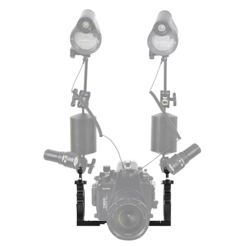 Suport pentru cameră de scufundări cu prindere dublă (PU3085, universal, 0,64 kg)