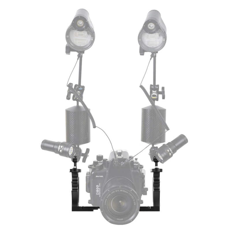 Suport pentru cameră de scufundări cu prindere dublă (PU3085, universal, 0,64 kg)