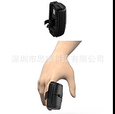 Пръстенна мишка – дву-режимна връзка 2,4G и Bluetooth, мини безжична мишка, 1000dpi, ергономичен дизайн, презареждаща, съвместима с лаптоп