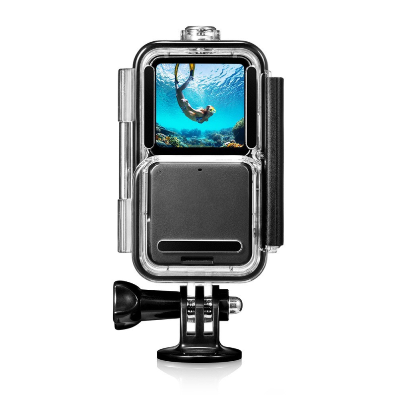 DJI Action 2 védő merülő tok Pu577, PC+üveg anyagú tok, Standalone, Battery Life és Dual Screen verziókhoz