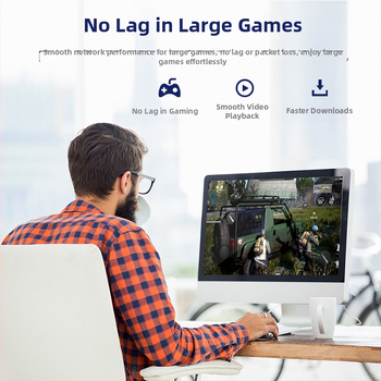 Ploški Cat7 Ethernet kabel, 10 Gbps, zaštićeni uvijeni par, RJ-45, unutarnja uporaba