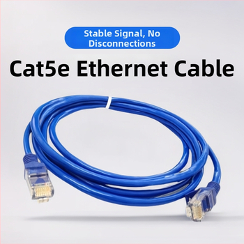 Kábel kategórie 5E so vinutým párom, vnútorné použitie, RJ-45 konektor, 100 Mbps, hliník-magnézium vodič, pre počítače a switche