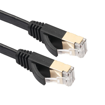 CAT7 plosnati shieldani Ethernet kabel, 10 Gbps, RJ-45, promjer 2.8 mm, bakar bez kisika