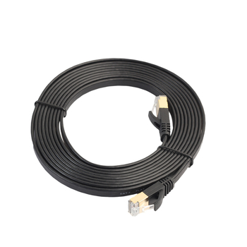 CAT7 plosnati shieldani Ethernet kabel, 10 Gbps, RJ-45, promjer 2.8 mm, bakar bez kisika