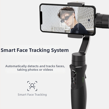 Gimbal pentru telefon Vast Mobile+ cu urmărire inteligentă, stabilizare anti vibrații, Bluetooth, fără telecomandă