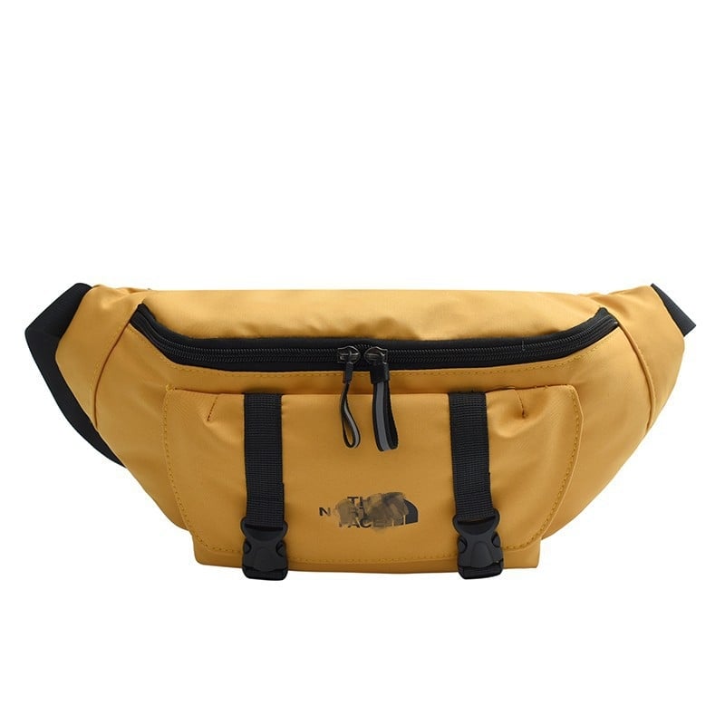 Krūšu soma ar vāku, neilons, aizslēgs, slēpta rāvējslēdzēja kabata, pilsētas vienkāršība