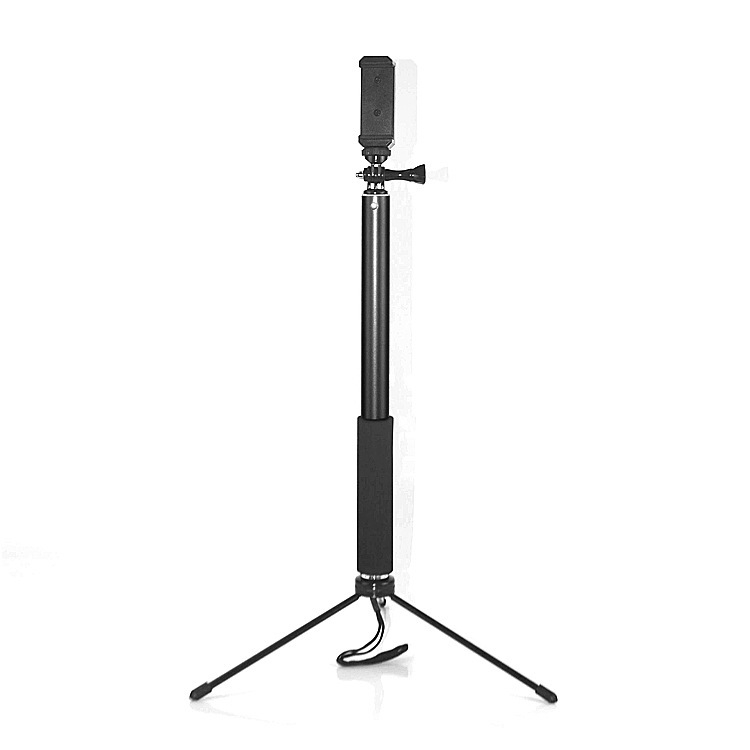 Selfie štapić s rasvjetom – 5-sekcijski aluminijski legura, DP1.5 model, Diyamei, nosivost 2–5 kg, prenosni držač za auto