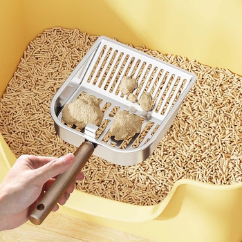 Metalna lopatica za mačji pijesak i hranu za mačke, jednodijelni dizajn, Zhongqing Hardware