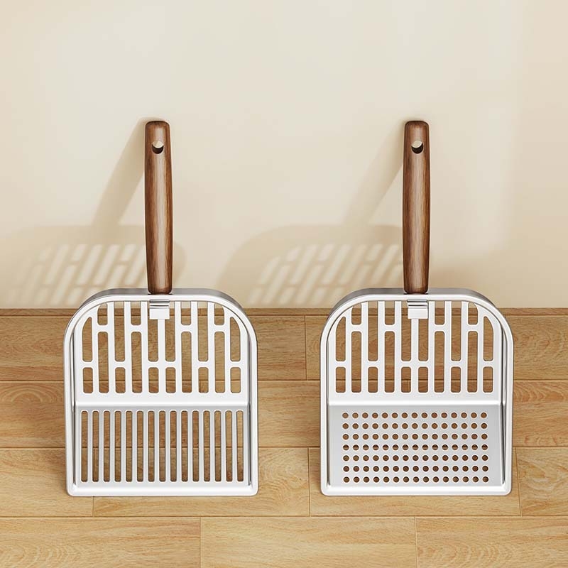 Metalna lopatica za mačji pijesak i hranu za mačke, jednodijelni dizajn, Zhongqing Hardware