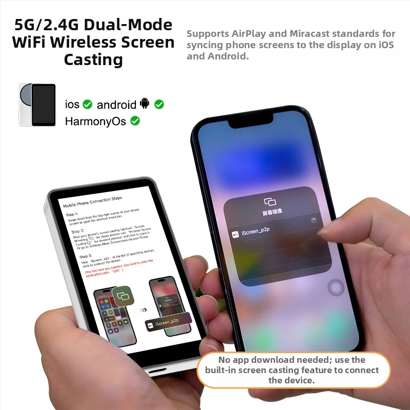 Bluetooth atbalsta viedtālruņa ekrānu dalītājs, modelis T1 Selfie, ABS materiāls, saderīgs ar iPad, maksimālā slodze līdz 2 kg.