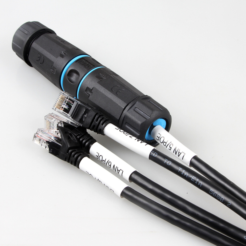 Industrijski CAT6 mrežni kabel, 1 Gbps, 8P8C, unutarnja upotreba, 32 AWG uvijeni par