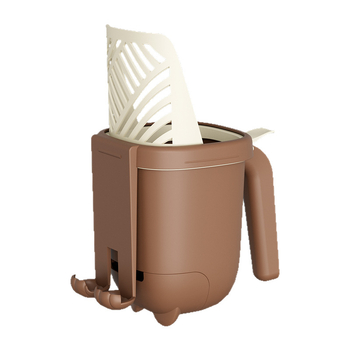 Dvogodišnja lopatica za mačju stelju i kutija za odlaganje – 2-u-1, veliki kapacitet, PP materijal, za mačke