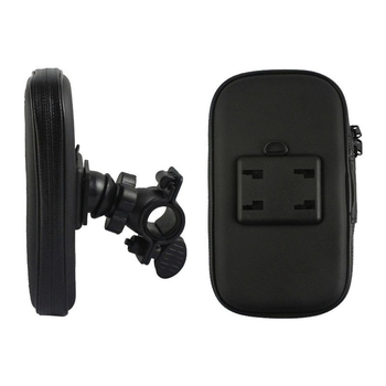 Αδιάβροχη θήκη κινητού για ποδήλατο και μοτοσικλέτα με στήριξη πλοήγησης στο πίσω καθρέφτη (Lazy bracket; Πλαστικό; Universal; Ποδηλασία; Χωρητικότητα 6.5)