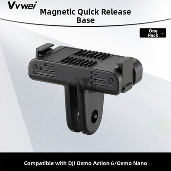 Magnetický adaptér s rýchlym uvoľnením pre DJI Action6 Nano — Vvwei DP06, plast