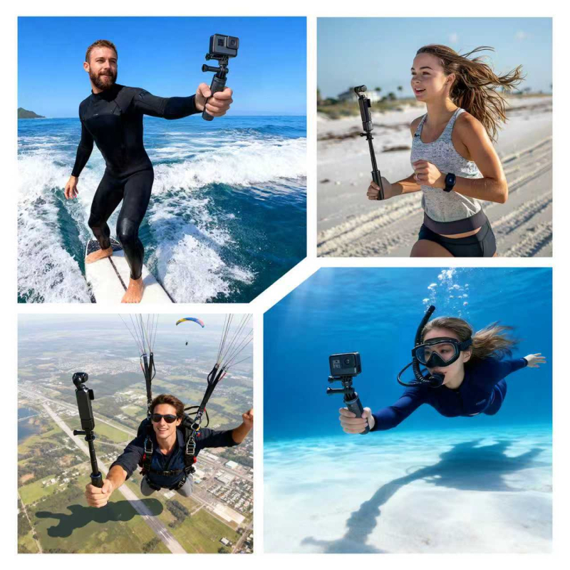 Selfie štap s produženim držačem s jednim klikom za DJI Pocket3 — Youmacchuang Plastic Dj-1